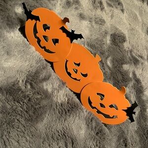 Hallmark Halloween Pumpkin Jack-o-lantern Folding Tea Light Holder